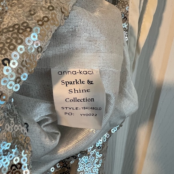 Anna Kaci Sparkle n’ Shine Collection Halter Top - Picture 4 of 9